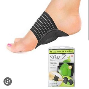 Strut! Black Cushioned Arch Supports